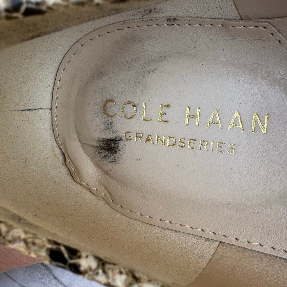 Cole Haan Leather Horse Bit Loafers Sz 8B Python Reptile Embossed‎ Maximalist - Picture 12 of 12